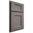 Shiloh Cabinetry Partial Overlay Statesville White Oak Plain Cut Flagstone Door