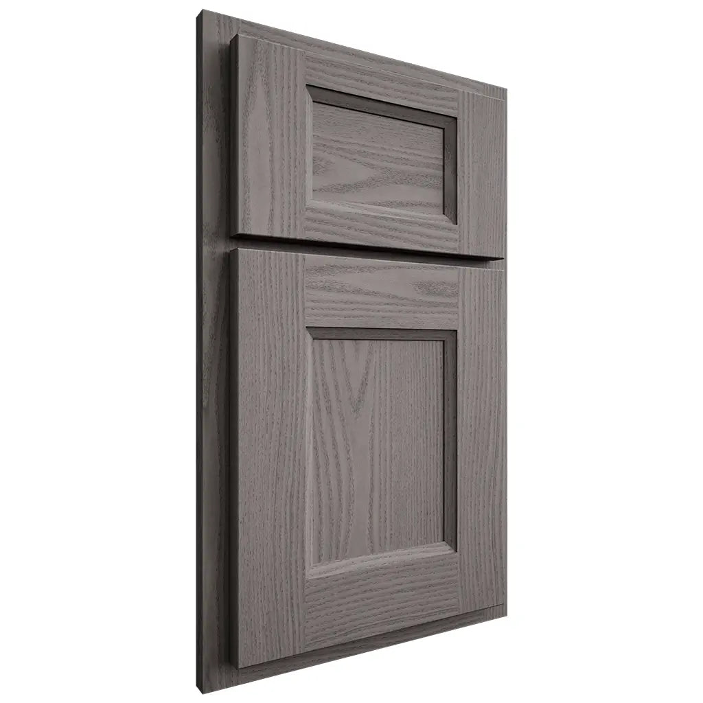 Shiloh Cabinetry Partial Overlay Statesville White Oak Plain Cut Flagstone Door