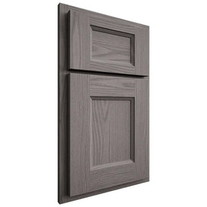Shiloh Cabinetry Partial Overlay Statesville White Oak Plain Cut Flagstone Door