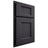 Shiloh Cabinetry Partial Overlay Statesville White Oak Plain Cut Harbor Door