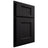 Shiloh Cabinetry Partial Overlay Statesville White Oak Plain Cut Ink Door