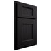 Shiloh Cabinetry Partial Overlay Statesville White Oak Plain Cut Ink Door