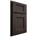 Shiloh Cabinetry Partial Overlay Statesville White Oak Plain Cut Morel Door
