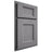 Shiloh Cabinetry Partial Overlay Statesville White Oak Plain Cut Sterling Door