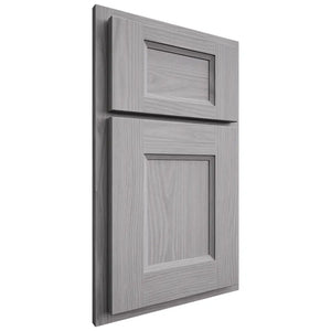 Shiloh Cabinetry Partial Overlay Statesville White Oak Plain Cut Stratus Door