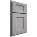 Shiloh Cabinetry Partial Overlay Statesville White Oak Plain Cut Stratus Door