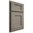 Shiloh Cabinetry Partial Overlay Statesville White Oak Plain Cut Thyme Door