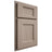 Shiloh Cabinetry Partial Overlay Statesville White Oak Plain Cut Whitewash Door