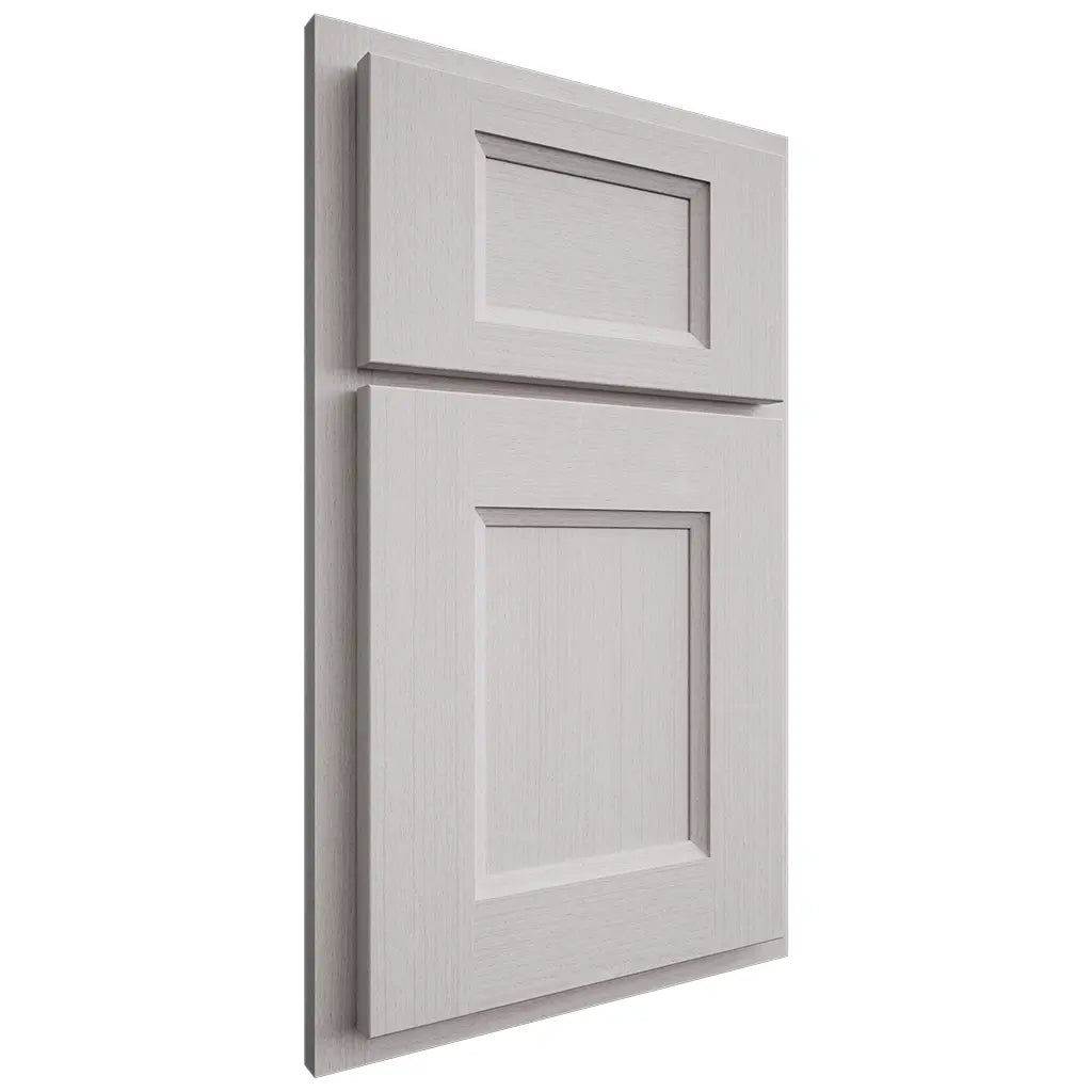 Shiloh Cabinetry Partial Overlay Statesville White Oak Quarter Sawn Cotton Door