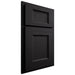 Shiloh Cabinetry Partial Overlay Statesville White Oak Quarter Sawn Espresso Door