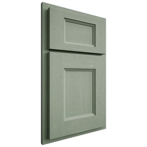 Shiloh Cabinetry Partial Overlay Statesville White Oak Quarter Sawn Moss Door