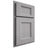 Shiloh Cabinetry Partial Overlay Statesville White Oak Quarter Sawn Stratus Door
