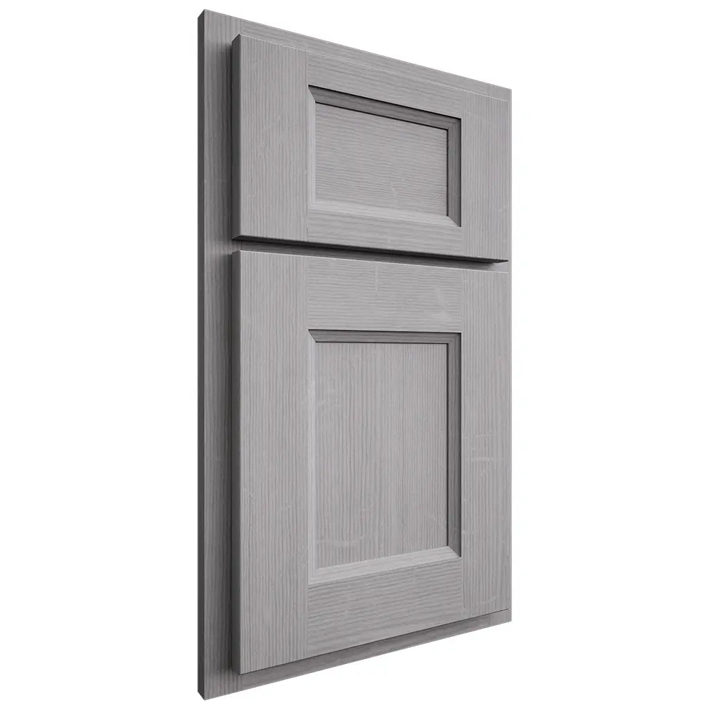 Shiloh Cabinetry Partial Overlay Statesville White Oak Quarter Sawn Stratus Door