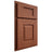 Shiloh Cabinetry Partial Overlay Summit Alder Plain Cut Sierra Door