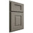 Shiloh Cabinetry Partial Overlay Summit Alder Plain Cut Thyme Door