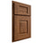 Shiloh Cabinetry Partial Overlay Summit Cherry Plain Cut Carob Door