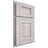Shiloh Cabinetry Partial Overlay Summit Hickory Plain Cut Cotton Door