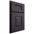 Shiloh Cabinetry Partial Overlay Summit Hickory Plain Cut Harbor Door