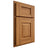 Shiloh Cabinetry Partial Overlay Summit Hickory Plain Cut Medium Door