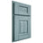 Shiloh Cabinetry Partial Overlay Summit Hickory Plain Cut Sky Door