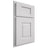 Shiloh Cabinetry Partial Overlay Summit Paintable Arctic Door