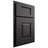 Shiloh Cabinetry Partial Overlay Summit Paintable Iron Ore Door