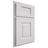 Shiloh Cabinetry Partial Overlay Summit Paintable Pure White Door