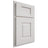 Shiloh Cabinetry Partial Overlay Summit Paintable Soft White Door