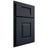 Shiloh Cabinetry Partial Overlay Summit Poplar Plain Cut Hudson Door
