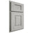 Shiloh Cabinetry Partial Overlay Summit Poplar Plain Cut Stratus Door