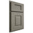 Shiloh Cabinetry Partial Overlay Summit Walnut Plain Cut Thyme Door