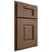 Shiloh Cabinetry Partial Overlay Summit White Oak Plain Cut Autumn Door