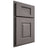 Shiloh Cabinetry Partial Overlay Summit White Oak Plain Cut Flagstone Door