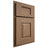 Shiloh Cabinetry Partial Overlay Summit White Oak Plain Cut Medium Door