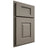 Shiloh Cabinetry Partial Overlay Summit White Oak Plain Cut Thyme Door