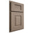 Shiloh Cabinetry Partial Overlay Summit White Oak Quarter Sawn Almond Door