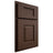 Shiloh Cabinetry Partial Overlay Summit White Oak Quarter Sawn Braun Door