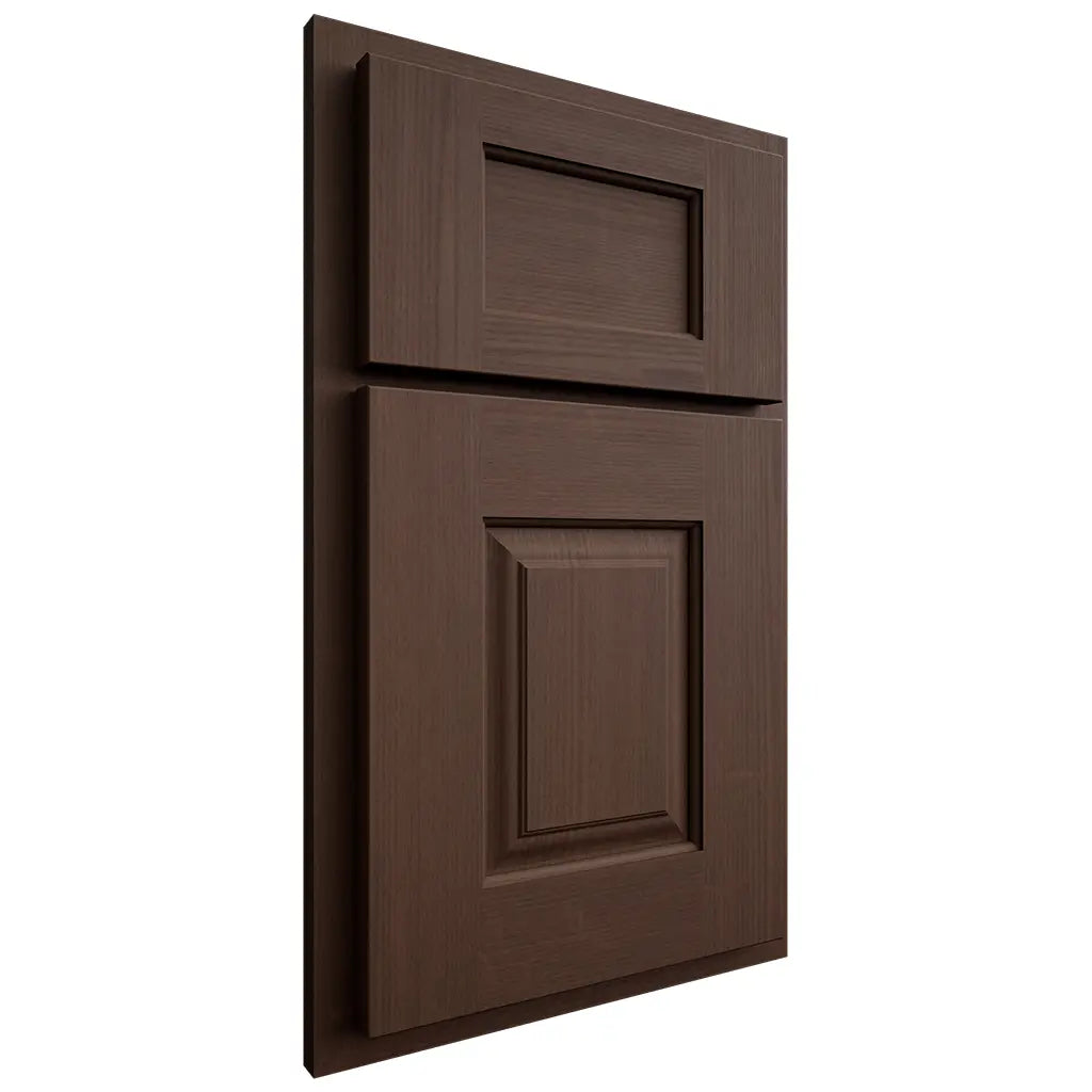 Shiloh Cabinetry Partial Overlay Summit White Oak Quarter Sawn Braun Door
