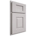 Shiloh Cabinetry Partial Overlay Summit White Oak Quarter Sawn Cotton Door