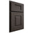 Shiloh Cabinetry Partial Overlay Summit White Oak Quarter Sawn Creekside Door