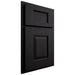 Shiloh Cabinetry Partial Overlay Summit White Oak Quarter Sawn Espresso Door