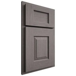 Shiloh Cabinetry Partial Overlay Summit White Oak Quarter Sawn Flagstone Door