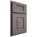 Shiloh Cabinetry Partial Overlay Summit White Oak Quarter Sawn Flagstone Door