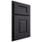 Shiloh Cabinetry Partial Overlay Summit White Oak Quarter Sawn Harbor Door