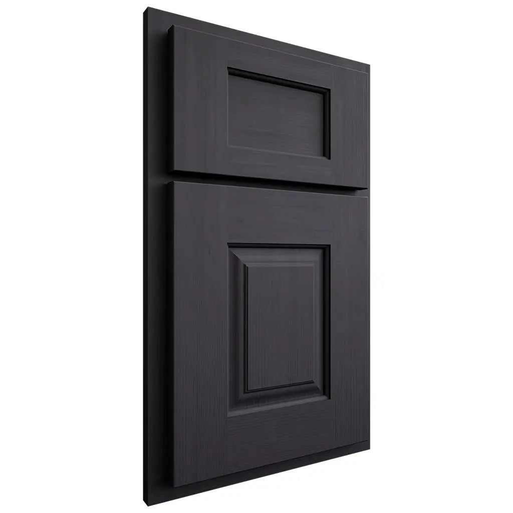 Shiloh Cabinetry Partial Overlay Summit White Oak Quarter Sawn Harbor Door