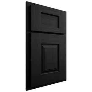 Shiloh Cabinetry Partial Overlay Summit White Oak Quarter Sawn Ink Door