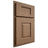 Shiloh Cabinetry Partial Overlay Summit White Oak Quarter Sawn Medium Door
