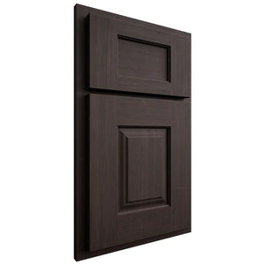 Shiloh Cabinetry Partial Overlay Summit White Oak Quarter Sawn Morel Door