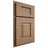 Shiloh Cabinetry Partial Overlay Summit White Oak Quarter Sawn Natural Door