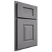 Shiloh Cabinetry Partial Overlay Summit White Oak Quarter Sawn Sterling Door